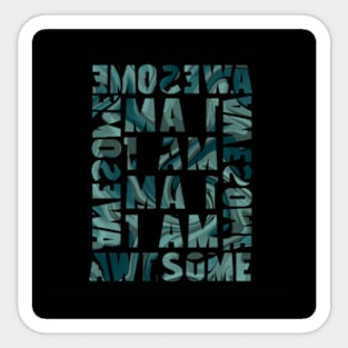 One Piece of Awesome Design Motivation No Doubt Sticker